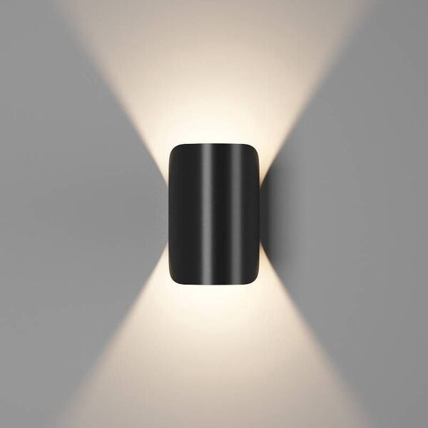 (((DesLED) GW-A108-6-BL-WW LED светильник настенный GW-A108-6-BL-WW Матовый черный 6Вт 3000