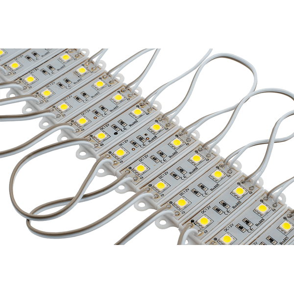 ((Модуль светодиодый SWG , 2LED, 0,48Вт, 12В, IP65, Цвет: 6000-6500 К Холодный белый, провод 15см