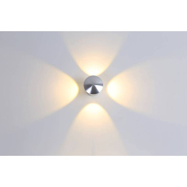 (((DesLED) GW-M201-4-4-SL-NW Бра декоративное MUSH Серебро 4Вт 4000 20 GW-M201-4-4-SL-NW