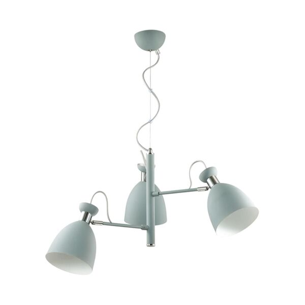 KIZZY LN19 045 [матовый серый, хром Люстра E27 3*60W 220V]