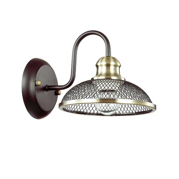 Бра ZEROME [кофе/золото/металл E27 40W 220V ]