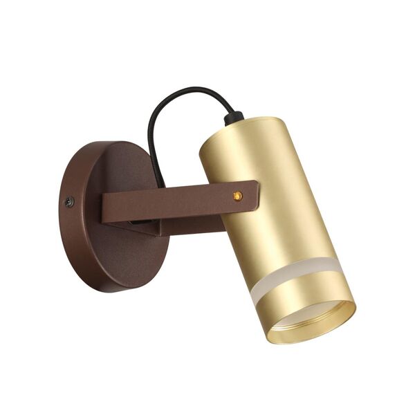 Бра HARPER [коричневый, золотой  GU10 1*5W 220V ]