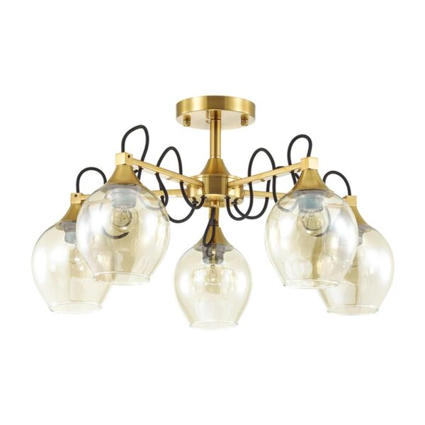 MEGAN LN19 068 [бронза Люстра потолочная E27 5*60W 220V]