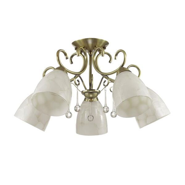 ELECONCA LN18 145 [бронзовый Люстра потолочная E27 5*60W 220V]