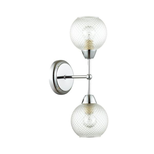 Бра EVERLY [хром, стекло  E14 2*40W 220V ]