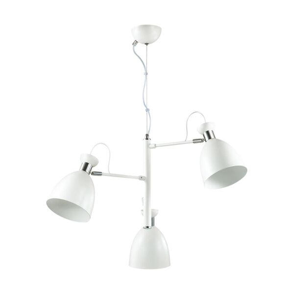 KIZZY LN19 044 [матовый белый, хром Люстра E27 3*60W 220V]