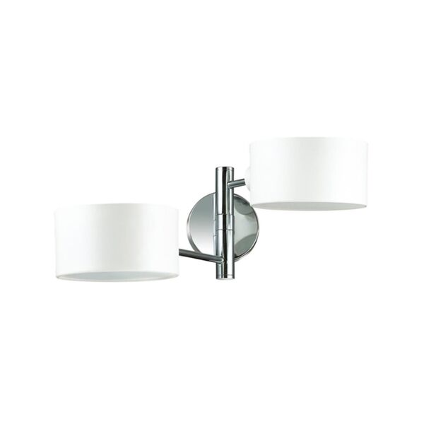 Бра ASHLEY [белый, хром Бра E14 2*60W 220V]