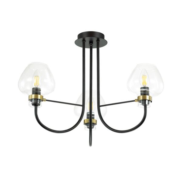 ILONA LN18 103 [чёрный Люстра потолочная E14 3*40W 220V]