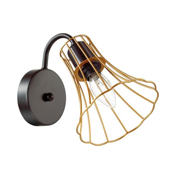 Бра INGRID [черный, золотой E14 1*40W 220V ]