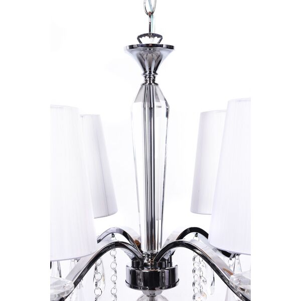 Хрустальная подвесная люстра Lumina Deco Alessia LDP 1726-4 CHR