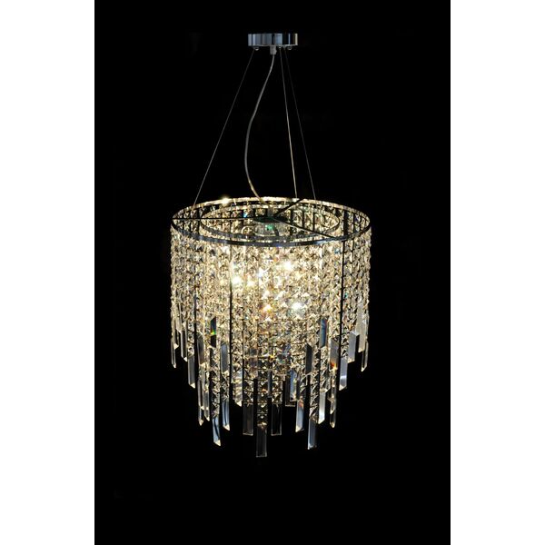 Хрустальная подвесная люстра Lumina Deco Zucchero LDP 2159-350 CHR
