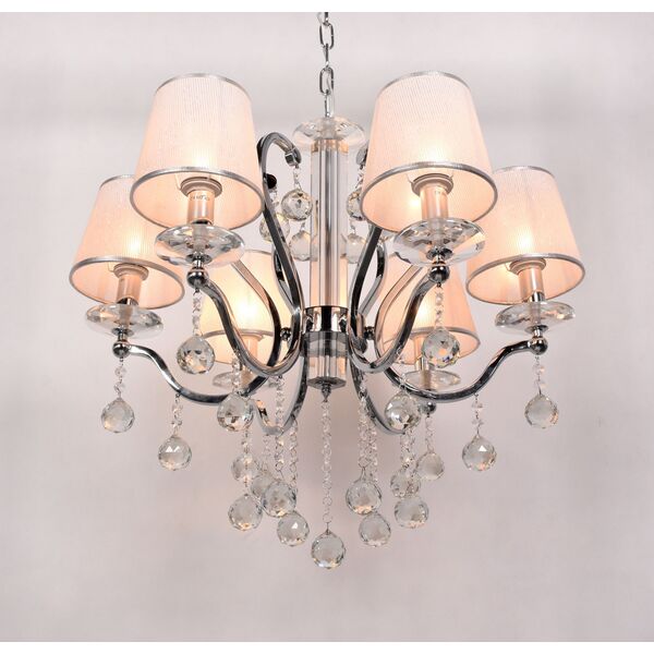 Хрустальная подвесная люстра Lumina Deco Bellisica LDP 8033-6 SL