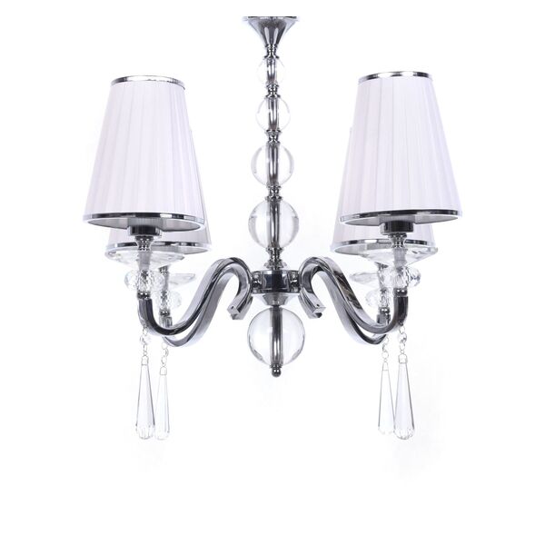 Хрустальная подвесная люстра Lumina Deco Federrica LDP 1158-4 WT