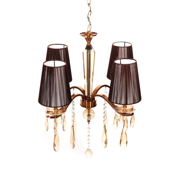 Хрустальная подвесная люстра Lumina Deco Alessia LDP 1726-4 MD