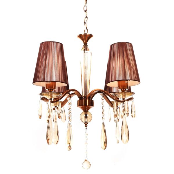 Хрустальная подвесная люстра Lumina Deco Alessia LDP 1726-4 MD
