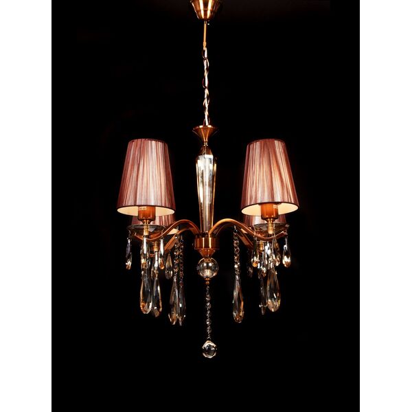 Хрустальная подвесная люстра Lumina Deco Alessia LDP 1726-4 MD