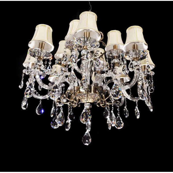Хрустальная подвесная люстра Lumina Deco Bianca LDP 66251-12