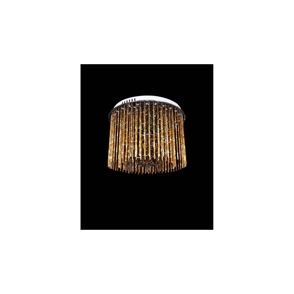 Хрустальная потолочная люстра Lumina Deco Soft Line LDC 7102-450 GD