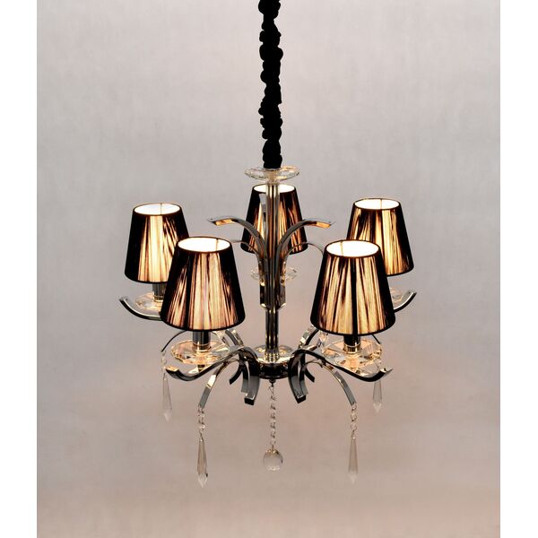 Хрустальная подвесная люстра Lumina Deco Gianna LDP 1157-5