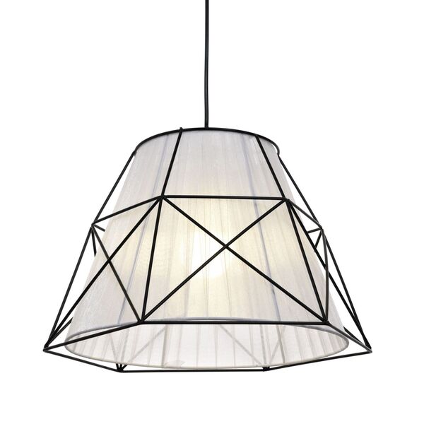 Подвесной светильник Lumina Deco Boneti LDP 8002 BK+WT