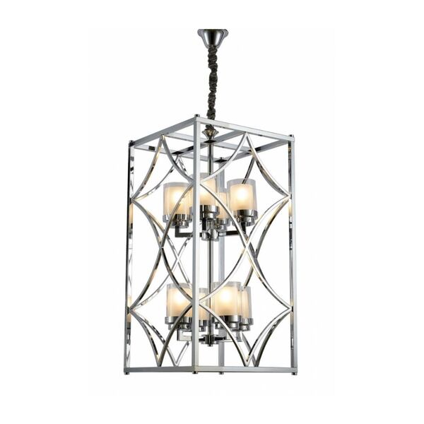 Подвесная люстра Lumina Deco Quadrato LDP 1223-8 CHR