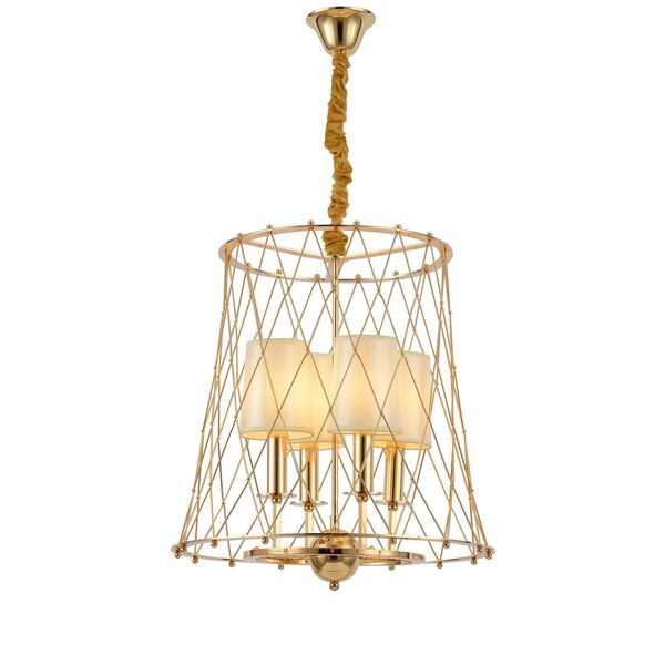 Подвесная люстра Lumina Deco Berton LDP 8013-4 F.GD