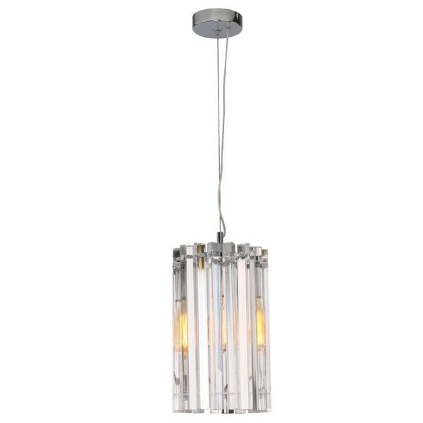 NEWPORT 10180 [Подвесной светильник, Nickel Clear crystal D20*H30/280 cm G9 4*60W]