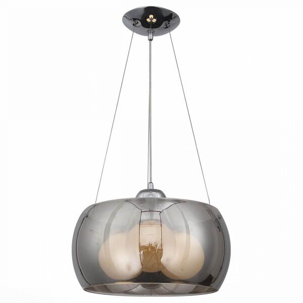 Светильник подвесной ST-Luce UOVO [Хром/Хром E27 Globe 3*100W]