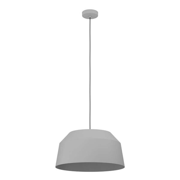 900381 Подвесной потолочный светильник CONTRISA, 1x40W, E27, H1100, Ø520, сталь, серый