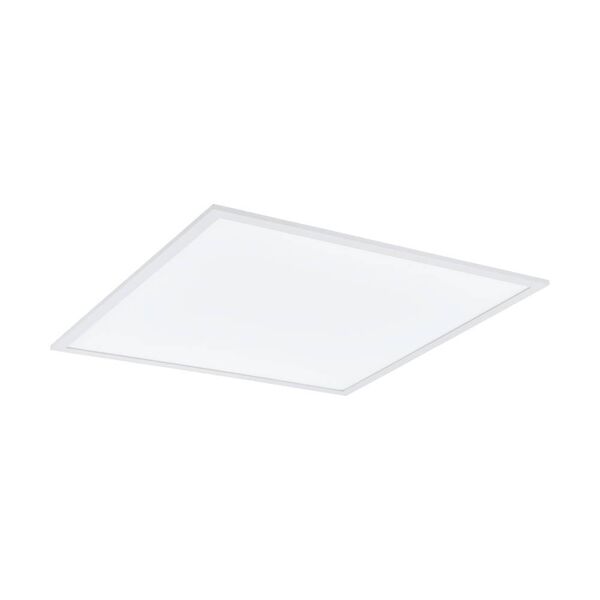 98766 Потолочный светильник диммируемый с пультом SALOBRENA-B, 32,5W (LED), 2700-6500K, 4200lm, L595, B595, H55, алюминий, сталь, белый / пластик, бел