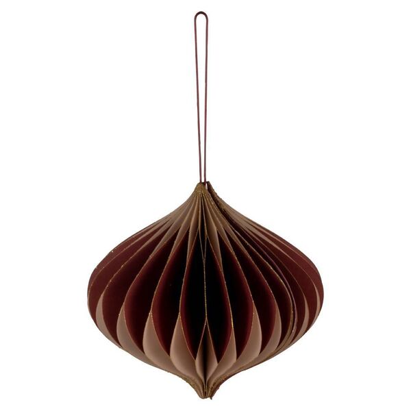 427219 Фигура из бумаги MATANAO, H150, Ø150, бумага, бордо