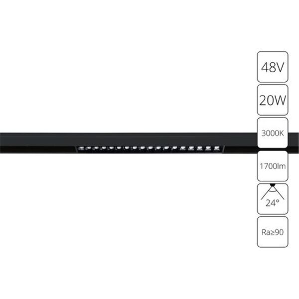 СВЕТИЛЬНИК ПОТОЛОЧНЫЙ LINEA LED * 1 20Вт IP 20 3000 ARTE LAMP