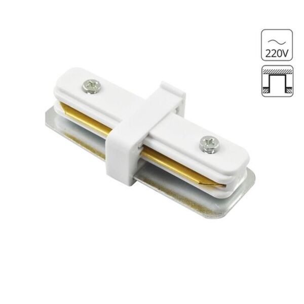 КОННЕКТОР ПРЯМОЙ ДЛЯ ШИНОПРОВОДА БЕЛЫЙ I TRACK ACCESSORIES  *  Вт IP   ARTE LAMP