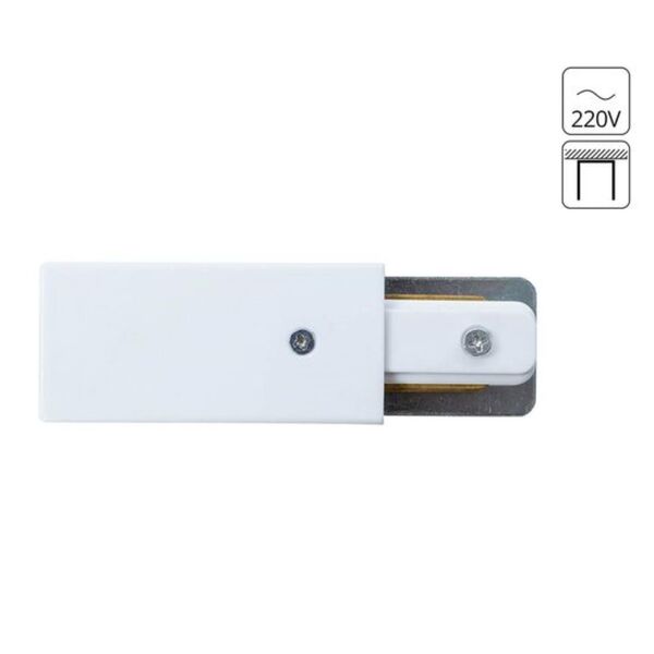 ((КОННЕКТОР-ТОКОПОДВОД ДЛЯ ШИНОПРОВОДА (ТРЕКА) TRACK ACCESSORIES  *  Вт IP 20  ARTE LAMP