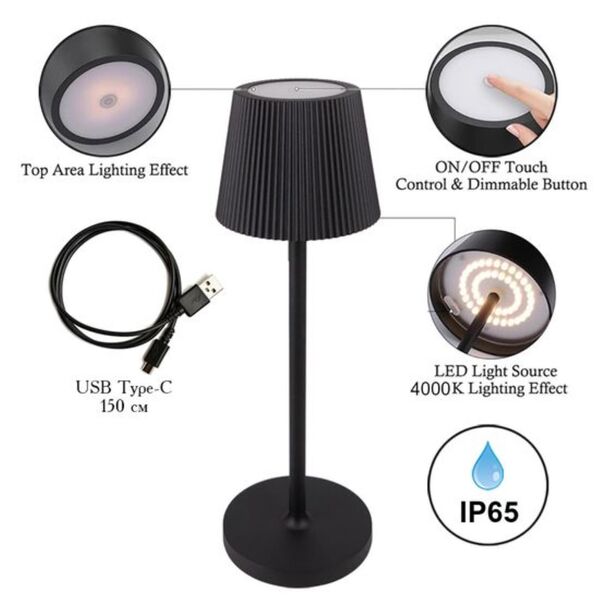 ((СВЕТИЛЬНИК НАСТОЛЬНЫЙ FUYUE LED * 1 3Вт IP 65 4000 ARTE LAMP