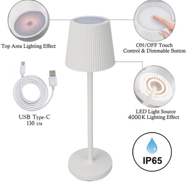 ((СВЕТИЛЬНИК НАСТОЛЬНЫЙ FUYUE LED * 1 3Вт IP 65 4000 ARTE LAMP