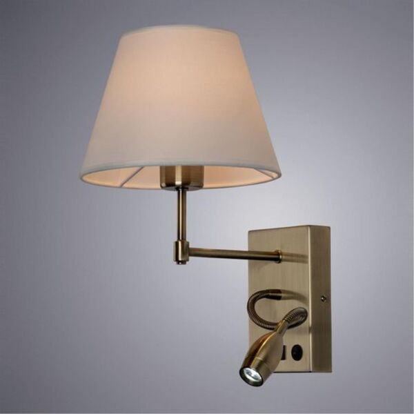 СВЕТИЛЬНИК НАСТЕННЫЙ ELBA E27 * 1 60Вт IP 20 3000 ARTE LAMP