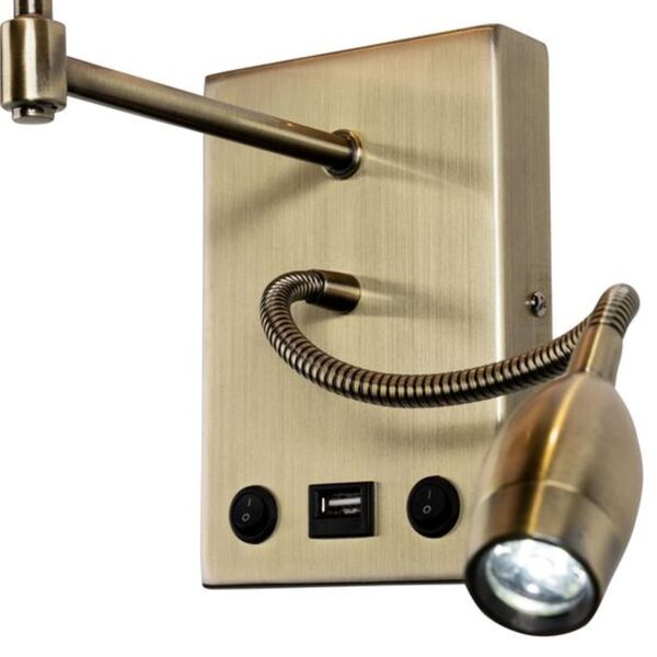 СВЕТИЛЬНИК НАСТЕННЫЙ ELBA E27 * 1 60Вт IP 20 3000 ARTE LAMP