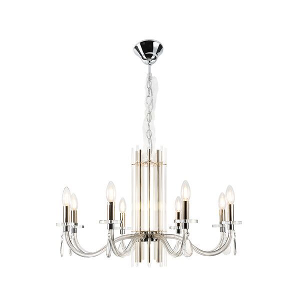 AURELIO SP8 GOLD+CHROME/TRANSPARENT