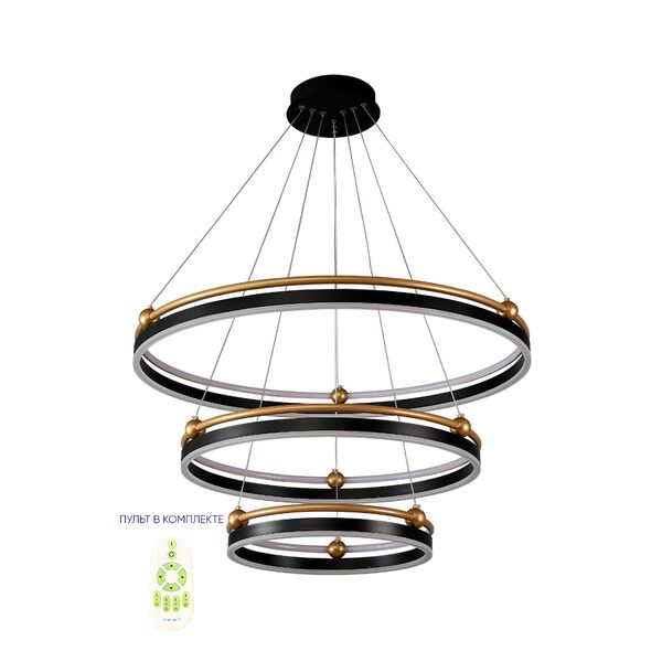 FERNANDO SP158W LED D400+600+800 BLACK/GOLD