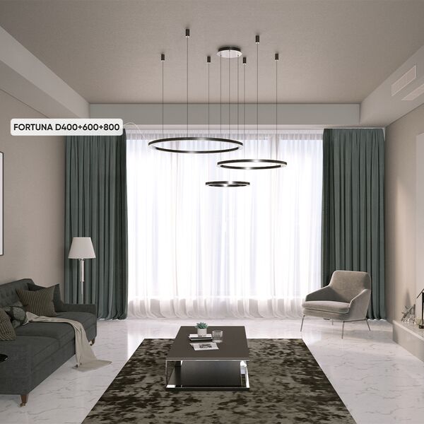 FORTUNA SP158W LED D400+600+800 BLACK