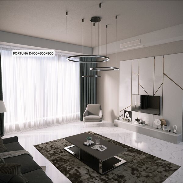 FORTUNA SP158W LED D400+600+800 BLACK