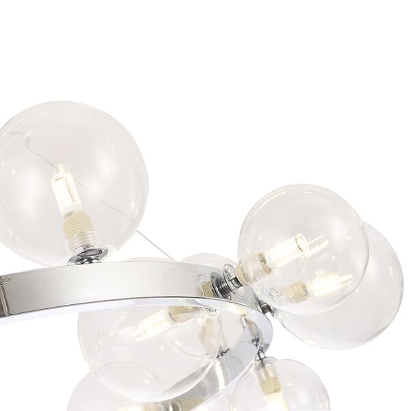 ((Люстра AGATA SP15 V2 CHROME/TRANSPARENTE