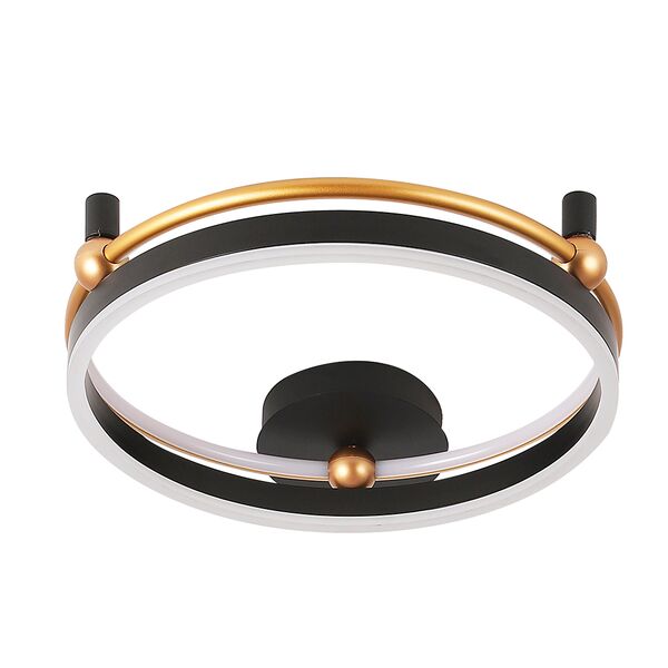 ((Светильник потолочный FERNANDO PL48W LED BLACK/GOLD