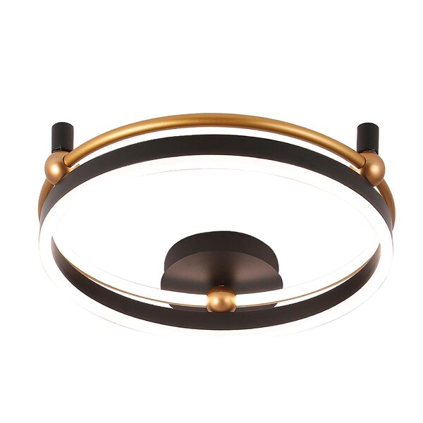 ((Светильник потолочный FERNANDO PL48W LED BLACK/GOLD