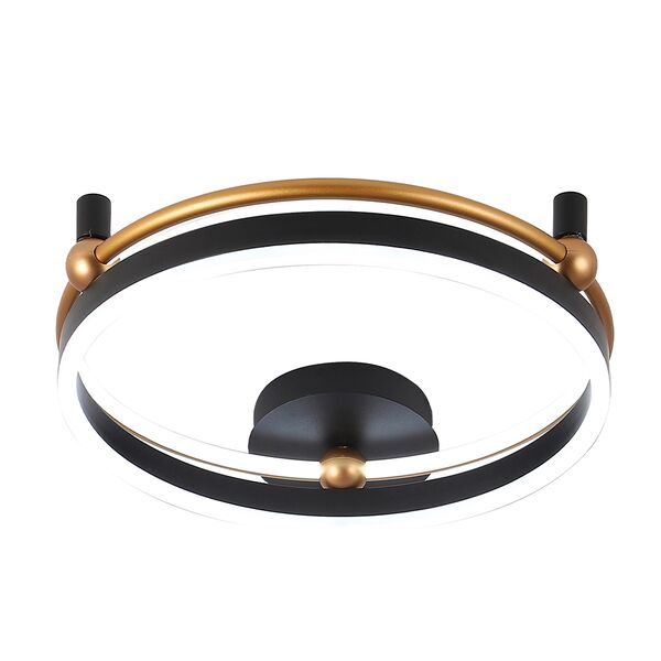 ((Светильник потолочный FERNANDO PL48W LED BLACK/GOLD
