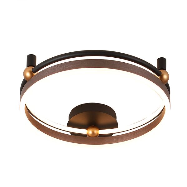 ((Светильник потолочный FERNANDO PL48W LED COFFEE/BLACK