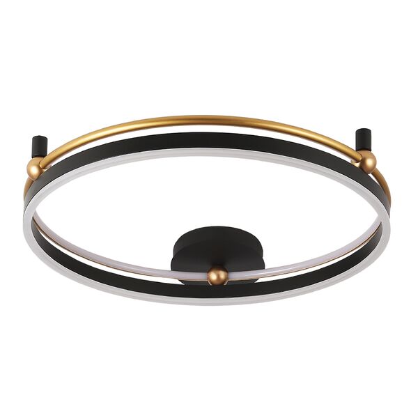 ((Светильник потолочный FERNANDO PL72W LED BLACK/GOLD
