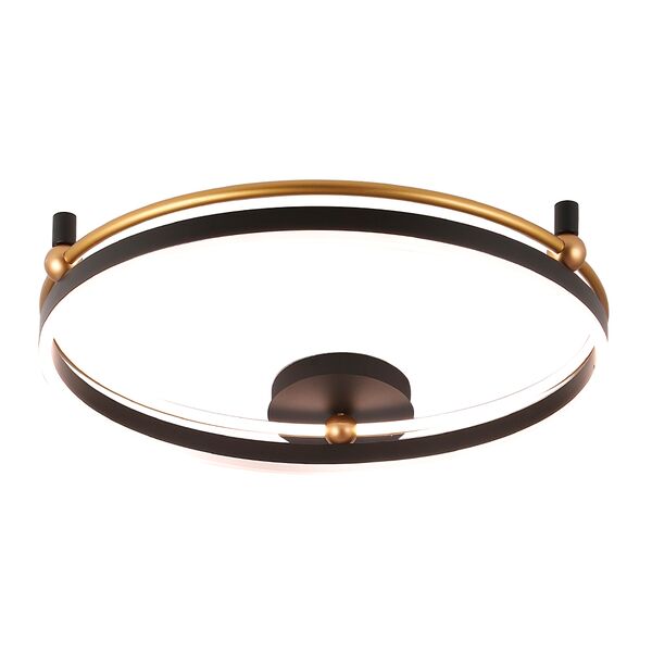 ((Светильник потолочный FERNANDO PL72W LED BLACK/GOLD