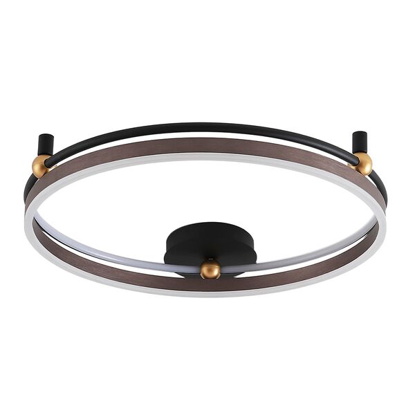 ((Светильник потолочный FERNANDO PL72W LED COFFEE/BLACK